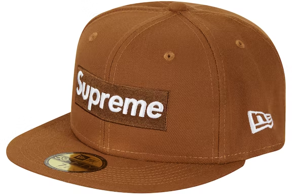 Supreme Money Box Logo New Era Brown THE GARDEN